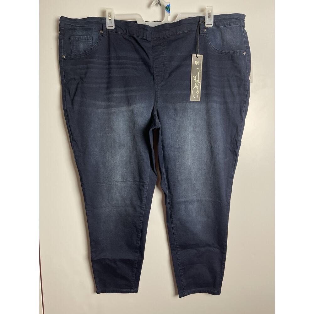 DG2 By Diane Gilman Stretch Jeggings Petite Jean Pants Blue Denim Size 4XP
